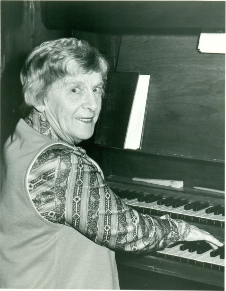 Nancy Darley Organist maybe 1980